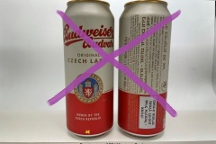 CZE162 Budweiser Budvar, Export for Israel, Budweiser beer can for Israel