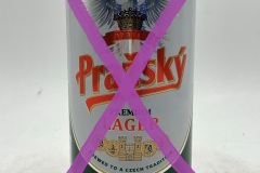CZE184 Prazsky Premium Lager 440ml Czech Beer for Export to Ireland, Czech beer can collection