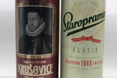 CZE146-147 Krusovice Lezak 12%  "Cisar Rudolf II" Staropramen Klasik, CZE138-145 Staropramen, Staropramen Nealko,  Vsacan Bier Brauerei Vsetin, Zlatovar Bier Brauereio Opava,  Zubr 12%, Zubr Premiumbier, 500ml,  Czech beer cans, beer can collection Czech, Tschechische Bierdose