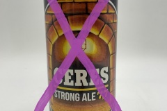 DEN128 Ceres Strong Ale 7,7 Imported from Denmark, Danish beer can, bber can collection Denmark, beer cans from Denmark