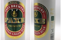 DEN098 Faxe Premium Imorted 1 liter beer can Denmark