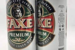 DEN100 Faxe Premium 1 liter beer can