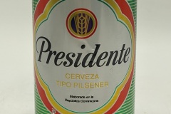 DOM003 Presidente Cerveza Tipo Pilsener, Beer Can from Dominican Republic, beer can collection, Beer Can collector Dominican Republic