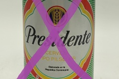 DOM003 Presidente Cerveza Tipo Pilsener, Beer Can from Dominican Republic, beer can collection, Beer Can collector Dominican Republic