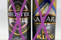 EGY001-002 Meister Max Lager Beer, Sakara 10% King Lager Beer, Egypt