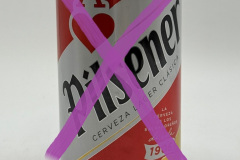 ESA001 Pilsener Cerveza Lager Clasica Heart As Card, La Cerveza de los Salvadorenos, El Salvador Beer Can Collector, Latas de Cerveza, Bierdose Mittelamerika, Bierdosenmuseum Munderfing, Bierdosensammlung
