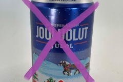 FIN022 Koff Jouluolut Julöl beer can, Finland Bierdose Finnland, Christmas beer can, beer can collector, Bierdosensammler
