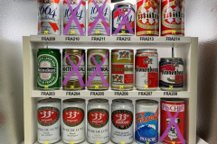 FRA197-214 "33" Export Biere de Luxe blonde 33cl, Force 4 Panache 33cl, Fischer 35cl, Heineken Biere de Prestige, Kanterbräu la biere de Maitre Kanter, Kronenbourg 1664, Kronenbourg 25cl, 1664 de kronenbourg, 1664 Biere Speciale, 1664 de kronenbourg 25cl, Mützig Biere d Alesace, canettes de bière françaises Bierdosen Frankreich, French beer can collection, beer can collector France