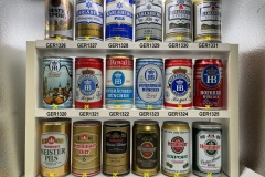 GER1314-1331 Henninger Meister Pils 35cl straight steel can, Henninger Bier, Henninger Kaiser Pilsner, Henninger Kaiser-Pilsner Feinherb, Henninger Export Feinwürzig, Henninger Beer, HB Royal, Hofbräuhaus München Royal, Holsten Export 33cl, Karlsberg Feingold-Pils, Karlsberg Pils, Karlsbräu Spezial, 0,33 Deutsche Bierdosen, German Beer Can, Deutsche Bierdosen, Beer can collection Germany, Bierdose Deutschland, Retro Dosen