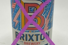 GBR125 Brixton Brewery Low Voltage Session I.P.A. beer can UK, Great Britain beer can, beer can collector UK