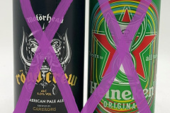 GBR284-285 Motörhead Röad Crew American Pale Ale, Heineken Original Champions League Edition 2024, UK beer can, England beer can, United Kingdom beer can collection, beer can collector from England, Scottish beer can collection, Beer Can UK
