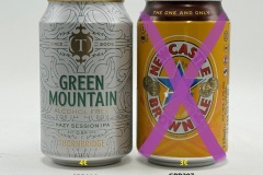 GBR296-297 Thornbridge Green Mountain Alcohol Free Hazy Session IPA, Newcastle Brown Ale 0, 33l, UK beer can, England beer can, United Kingdom beer can collection