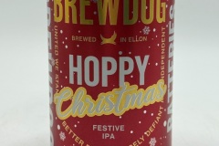 GBR295 Brewdog Hoppy Christmas Festive IPA, beer can collector UK, Brew Dog beer can limited edition