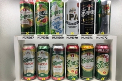HUN061-072 Hungary beer can collection , Ungarische Bierdose