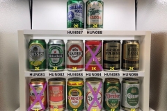 HUN075-088 Hungary beer can collection , Ungarische Bierdose