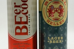 HUN190-191 Beercool Lager Beer Traditional Quality 4,2% Vol. Royal Helles Lager Beer 0,5l 4%,  Hungarian Craft Beer, Beer Can Collector Hungary, Ungarische Craft Bierdosen