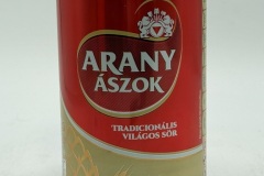 HUN192 Arany Aszok Tradicionalis Vilagos Sör 0,33ml,Hungarian Craft Beer, Beer Can Collector Hungary, Ungarische Craft Bierdose