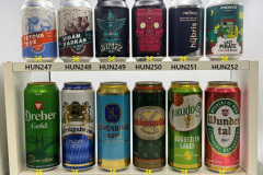 HUN241-252 Dreher Gold, Königsbräu Vilagos Sör, Löwenbräu Lager brewed in Hungary, Schlossmühl Helles Bier, Soproni Szüretlen Lager, Wundertal Bier, Auchan Tetova Teve, Auchan Vidam Vadkan, Jam72, Liquid Cocaine, Mülna hübris, Monyo Lazy Pirate Porter, Hungarian Craft Beer, Beer Can Collector Hungary, Ungarische Craft Bierdose, Bierdosenmuseum Österreich, Beer Can Museum Austria