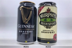 IRL021-022 Guinness Beer can, Guiness Collector, Guinness beer can collection, Murphy Irish Stout