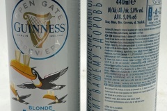 IRL026 Guinness Blonde IPA beer can, Bierdose Guinness IPa, Bierdosensammler, beer can collector Guinness Beer can, Guiness Collector, Guinness beer can collection