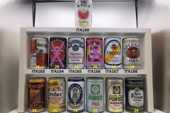 ITA157-169 Italian Beer Can Collection,  lattine di birra italiana