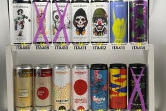 ITA401-414 Biren, Bibibir, Canediguerra, Castelli Birrifico, East Side, Hopskin, Lambrate, Liquida, Mister B, Q, Birrifico Altotevere, Birrifico Bajön, Busa del Briganti, Ca´del Brado, Rebel, WAR Brewery, Mala Ripe, Oldo, Vertiga, Opperbacco, Brew Fist, Shire, Wild Raccoon Italian Craft Beer, Italian Craft beer cans, Lattine di birra artigianale italiana, collezionisti di lattine di birra, birra artigianale Italia, Italienische Craft Bier Dosen