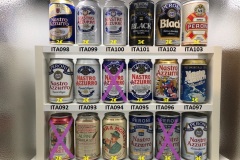 ITA086-103 Italian Beer Can Collection, lattine di birra italiana