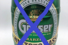 KEG062 Gösser Märzen "WM Toto Fass" 18 EURO Party Keg Collector, 5 Liter Partyfass Sammlung, Partyfässer, Keg Collection, Keg Collector Germany