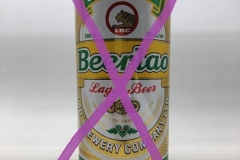 LAO001 Beerlao Lager Beer, Beer Can Laos, beer can collector OC/OC