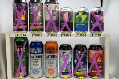 LTU028-039 Vienybes Pinta 1410, Santanos Cerveza Lager, Santanos Grapefruit Taste, Genys DVI laisves American IPA, Genys Baltas Melas Witbier, GENYS Labas, Nida! Session IPA, Genys Sestas Menuo Sixth Month Milkshake Ale, Genys Viotykis Pavasario Nakti Baltic Pale Ale, Genys Collaboration Series Porn Star, Coconut Milk Stout 330ml, Honeysuckle IPa, Smoked Plum Wee Heavy, Lithuanian Craft Beer, Beer Cans from Lithuana, Litauische Bierdosen, Lithuan Beer Can Collector, Beer Can Museum Austria, Bierdosensammlung