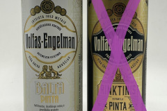 LTU014-015 Volfas-Engelman Balta Pinta, Volfas-Engelman Rinktinis Pinta, Pinta Alaus, Beer Cans from Lithuana, Litauische Bierdosen, Lithuan Beer Can Collector