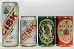 MLT011-014 Cisk Lager 0,5L, Cisk Lager 0,33L, Farson Shandy 330ml, Hopeleaf Pale Ale 33cl, Maltesan Beer Can, Beer Can Malta, beer can collector Malta