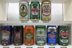 NLD104-112 Holland Beer can collection, Bierdosen Holland