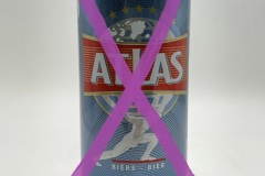 NLD145 Atlas Biere - Bier Original 50cl Can, Beer Can Netherlands, Holland Beer can collection, Craft Beer Can Holland, Bierdosensammler Österreich