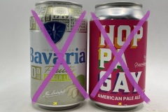 NLD132-133 Bavaria Fruity Ginger Lime Beer, Hop Pa Gay American Pale Ale, Holland beer cans, craft beer from Holand, Netherlands Craft Beer, Beer Can Collection Netherlands