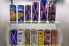 OCS015-027 energy drin cans, energy drink collector tin collector, tin collection, can collection