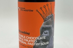POL074 Stu Mostow King Nothing, Double Chocolate Triple Fruited Imperial Pastry Sour Polish beer can, Polnische Bierdose