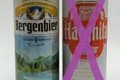 ROU084-085 Bergenbier Premium Pils, Harghita Bere Blonda, Romania beer can collection, Romania Beer Can Collector, Bierdose Rumänien, Bierdosenmuseum Österreich, Beer Can Museum Austria