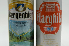 ROU084-085 Bergenbier Premium Pils, Harghita Bere Blonda, Romania beer can collection, Romania Beer Can Collector, Bierdose Rumänien, Bierdosenmuseum Österreich, Beer Can Museum Austria