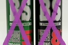 SGP021-022 BS Classic Beer Premium Lager 5%, BS Strong Beer Premium Lager 8%, Singapore Beer Can Collection, Beer Can Collector from Singapore, Bierdose Singapur