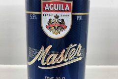 ESP081 Aguila MAster Spain beer can Latas de cerveza españolas, coleccionistas de latas de cerveza Spanish beer can collection Bierdosen Spanien