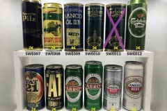 SWE001-012 Swedish beer cans, swedisch beer can collector, Schweden Bierdosen