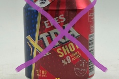 TUR028 Efes Xtra Shot %9, Turkey beer can, beer can collection, beer can Collector