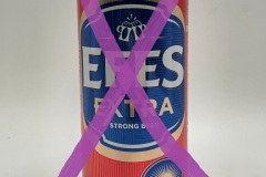 TUR034 Efes Extra Strong Beer 8% Mediterranean Slow Brew, Red Efes Can, Turkey beer can, Beer Can Collector Turkey, Turkish Beer Can Collection, Bierdose Türkei