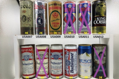 USA001-012 Budweise, Coors, USA beer can, American Beer cans, beer can collector