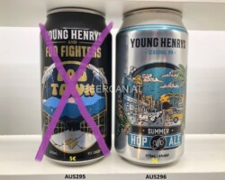 AUS295-296 Australian beer cans, beer can collector, ABCCA