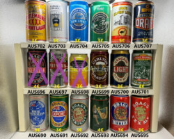 AUS690-707 Royal Australian Export Lager, Boags Export lager, Boags Draught, Boags Draught Sports 1999, Boags Bitter, Boags XXX Ale, Biags Tiger Head Bitter Beer, Birell Premium, beer, isn´t it? Premium Lager, Carlton Draught, Cascade Light Bitter Beer, Cascade Draught Sydney to Hobart Yacht Race 1998/1999, Castlemaine XXXX Export Lager, Coopers Flinders University Silver Jubilee 1991, Coopers Brewery New Light, Coopers Dr. Tins, EMU Export Lager, EMU Draft Cold Aged Bitter Beer, Australian beer cans, Australia Craft Beer Can, ABCCA, Australien Beer Can collectors, Australische Bierdose