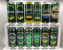 - AUT110 Gösser Märzen 2007 2 EURO - AUT111 Gösser Märzen 2008 2 EURO - AUT112 Gösser Märzen "Win 15x1000 Euro" 2019 3 EURO - AUT113 Gösser Märzen New Design 2019 2 EURO - AUT114 Gösser Naturradler Neu 2007 2 EURO - AUT115 Gösser Naturradler 2008 2 EURO - AUT116 Gösser Naturradler (for Sweden) 2010 2 EURO - AUT117 Gösser Natur Zitrone (for Export) 2011 2 EURO - AUT118 Gösser Naturradler 2019 2 EURO - AUT119 Gösser Naturradler 0,0 Alkoholfrei 2019 2 EURO - AUT120 Gösser Naturgold Alkoholfrei 2019 2 EURO - AUT121 Gösser  Naturgold Alkoholfrei 2019 2 EURO