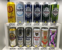 - AUT170 MÖNCHSBRÄU Premium Schankbier 2008 2 EURO - AUT171 MÖNCHSGOLD Alkoholfrei 1994 2 EURO - AUT172 MÖNCHSGOLD Alkoholfreies Bier 1997 2 EURO - AUT173 MÖNCHSGOLD Märzen Vollbier 1996 2 EURO - AUT174 MÖNCHSGOLD Märzen Vollbier 1997 2 EURO - AUT175 MÖNCHSGOLD Radler 1998 2 EURO - AUT176 MURAUER Bier 2016 2 EURO - AUT177 MÖVEN Das leichte Bier 1987 2 EURO - AUT178 PITTINGER Premium Schankbier 2005 2 EURO - AUT179 PITTINGER Premium Schankbier "DLG"  2016 2 EURO - AUT180 PITTINGER Märzen Premium Export 2013 2 EURO - AUT181 PITTINGER Grapefruit 2015 2 EURO