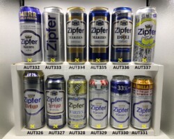 - AUT326 ZIPFER Urtyp "Mehr helle Freude Edition" 0,568l 2005 3 EURO - AUT327 ZIPFER Urtyp 2018 2 EURO - AUT328 ZIPFER Märzen 33% Gratis 2002 3 EURO - AUT329 ZIPFER Märzen Spar XXL 2004 3 EURO - AUT330 ZIPFER Märzen Gratis 33% 2005 3 EURO - AUT331 ZIPFER Märzen Big Billa 170ml Gratis 2005 3 EURO - AUT332 ZIPFER Mehr helle Freude 2006 3 EURO - AUT333 ZIPFER 50 Jahre Jubiläumsedition 2 EURO - AUT334 ZIPFER Märzen 2013 2 EURO - AUT335 ZIPFER Märzen (blue can) 2018 2 EURO - AUT336 ZIPFER Drei 2014 2 EURO - AUT337 ZIPFER Limetten Radler "Neu" 2011 2 EURO